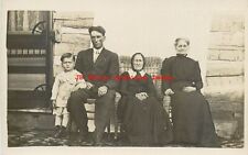 Unknown Location, RPPC, Family Group Pose, Multiple Generations picture