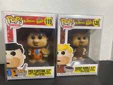 Funko POP  Ad Icons Fred And Barney #119 And #120 Pebbles Cereal With Protector picture