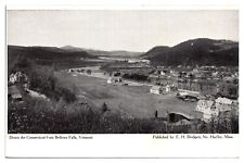 Antique Down the Connecticut from Bellows Falls, VT Postcard picture