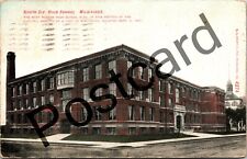 1910 MILWAUKEE WI, North Div High School, cost $160,000, Kropp postcard jj094 picture