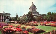 Postcard WA Olympia Washington State Capitol Unused Chrome Vintage PC e9092 picture