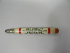 Vintage CPA Co. Insurance For Railroad Men Advertising Bullet Pencil - #19 - 2D picture