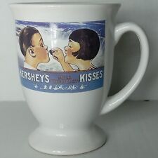 Hershey's Milk Chocolate Kisses Coffee Cup Mug Footed Collectible A Kiss for You picture