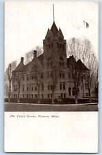 Waseca Minnesota MN Postcard Court House Exterior Building c1907 Vintage Antique picture