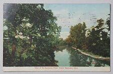 View of Sandusky River Upper Sandusky Ohio Vintage 1914 DB Postcard 8006 picture