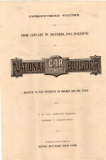 National Car And Locomotive Builder Journal, Dec 1892, plus annual index AWESOME picture