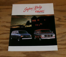 Original 1989 GMC Safari & Rally Van Sales Brochure 89 picture