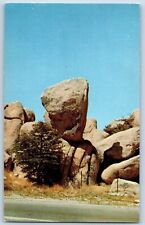 Benson Arizona Postcard Old Man Rock Highway Texas Canyon c1960 Vintage Antique picture