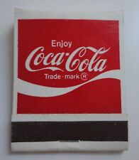 Vintage Enjoy Coca-Cola it's the real thing Coke Full Unstruck Matchbook picture