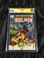 Marvel 1969 Iron Man #14 CGC 8.0 VF SIGNED by Iron Man Co-Creator Larry Lieber picture