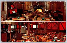 Ellenville, New York - Barn Restaurant and Lounge - Vintage Postcard - Posted picture