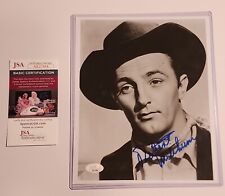 Robert Mitchum Signed Photo JSA COA 8x10 Autograph Auto Actor Cape Fear  picture