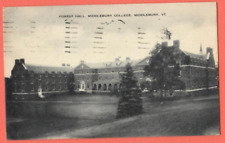 FOREST HALL, MIDDLEBURY COLLEGE, MIDDLEBURY VT. VINTAGE PC. USED 950 picture