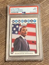 2008 Topps Barack Obama RC PSA 9 Campaign 2008 #BO picture