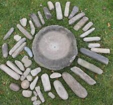 Large Lot Native American Indian Stones Tools Artifacts Grinding Bowl Towanda PA picture