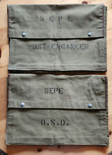 WW2 WWII SEPE OSD Seattle Port of Embarkation Canvas Dispatch Courier Mail Bags picture