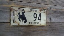 1973 Wyoming Truck license all Original Rustic Look or Restore picture