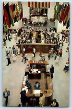 c1950 Museum Of Science & Industry Lobby Hall Of Flags Chicago Illinois Postcard picture