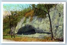 c1920 The Cave Rocky Side Trees House Park Rockport Indiana IN Vintage Postcard picture
