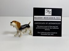 Hagen Renaker #A-104 A-432 Adult Beagle Standing NOS Last of the Factory Stock picture