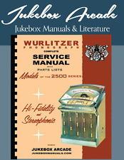 Wurlitzer Model 2500, 2504 and 2510 Service & Parts Manual, Full Color Brochure picture