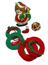 Handmade Christmas Ornament Lot picture