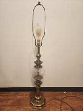STIFFEL Brass & Cut Glass Lamp 39.5