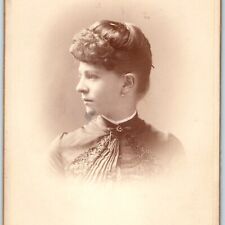 c1880s San Francisco, CA Beautiful Young Lady Cabinet Card Photo California B15 picture