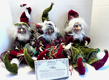 Wayne Kleski Fairy Elf Doll Trio Pogo Tink Jax Katherines Collection Rare 2006 picture