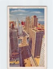 Postcard Looking North on Michigan Boulevard Chicago Illinois picture