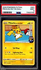 PSA 9 Pikachu on the Ball 2020 Pokemon Card 001/005 Futsal picture