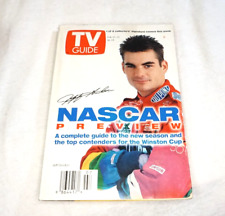 TV Guide February 15, 1997 NASCAR Preview 1 of 4 Covers Gordon No Label picture
