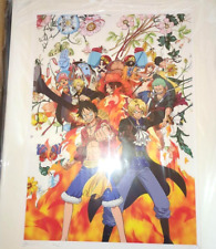 ONE PIECE [DEATH NYC] Framed art poster Autograph『A/P』Rare certificate New picture