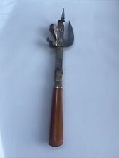 ANTIQUE WB/W BAKELITE ORANGE HANDLE TOOL STEEL TEMPERED CAN PUNCH & OPENER picture