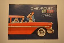1958 CHEVY STATION WAGONS ORIGINAL SALES BROCHURE picture