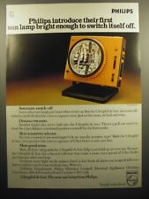 1977 Philips Ultraphil de luxe Sun Lamp Advertisement - Bright Enough picture
