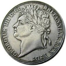 Replica 1PCS British One Crown Coin, 5 Shillings, Silver, George IV, 1824 picture
