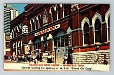 Nashville TN-Tennessee, Grand Ole Opry House  Vintage Souvenir Postcard picture