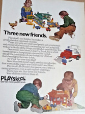 1974 print ad - Playskool toys McDonald's Holiday Inn play sets Advertising Page picture