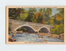 Postcard One of the Native Stone Bridges Great Smoky Mountains National Park USA picture