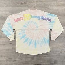 Walt Disney Parks World Tie Dye Spirit Jersey Adult Small Cotton Candy Glitters picture
