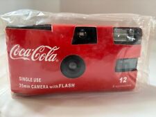 Vintage Coca Cola Disposable Indoor/Outdoor 35mm Camera w/ flash Sealed HTF picture