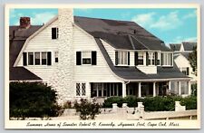 Postcard MA Cape Cod Summer Home Of Robert Kennedy Hyannis Port UNP B3 picture