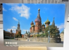 MOSCOW POSTCARD - CHATHEDRAL OF THE INTERCESSION ( ST. BASILE-LE-BIENHEU  #PC315 picture