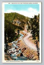 CO-Colorado Big Thompson Canon New Rapids Hill Rockies Vintage Souvenir Postcard picture
