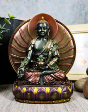 Ebros Bodhisattva Bhaisajyaguru Medicine Buddha Meditating On Lotus Throne 6