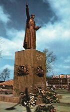 Postcard CT Waterbury McGivney Statue Knights of Columbus Vintage PC G2997 picture