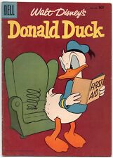 Donald Duck #52 Carl Barks 1957 Dell Disney Comic Lost Peg Leg Mine picture