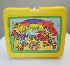Vintage 1983 Thermos Brand Rainbow Brite Plastic Lunch Box Hallmark No Thermos picture