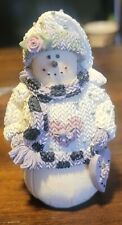 Heather Hykes Plum Pudding Collectible Snowman Excellent Condition  picture